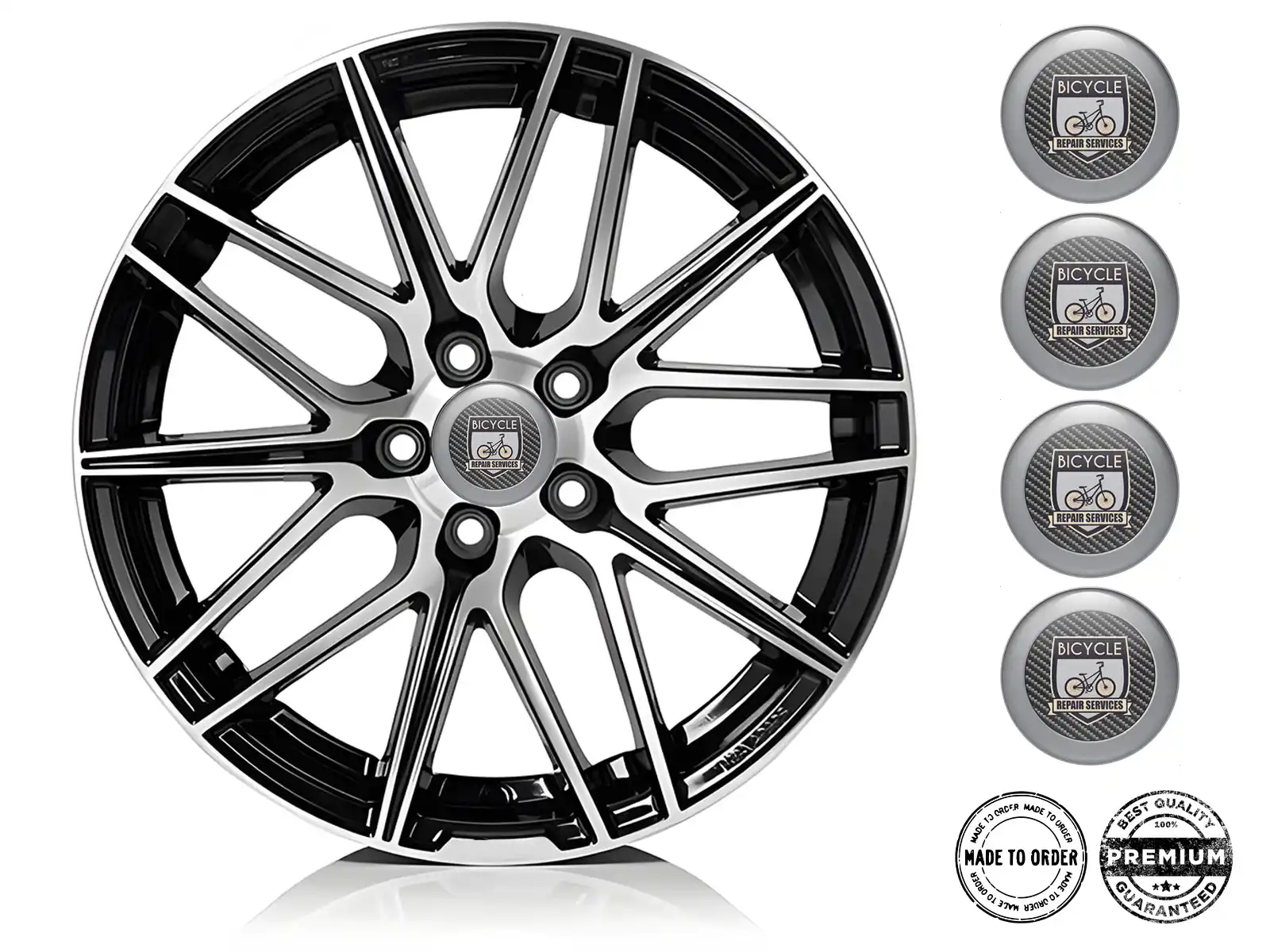 Calcomanía Aro Premium Núcleo Racing Cuántico